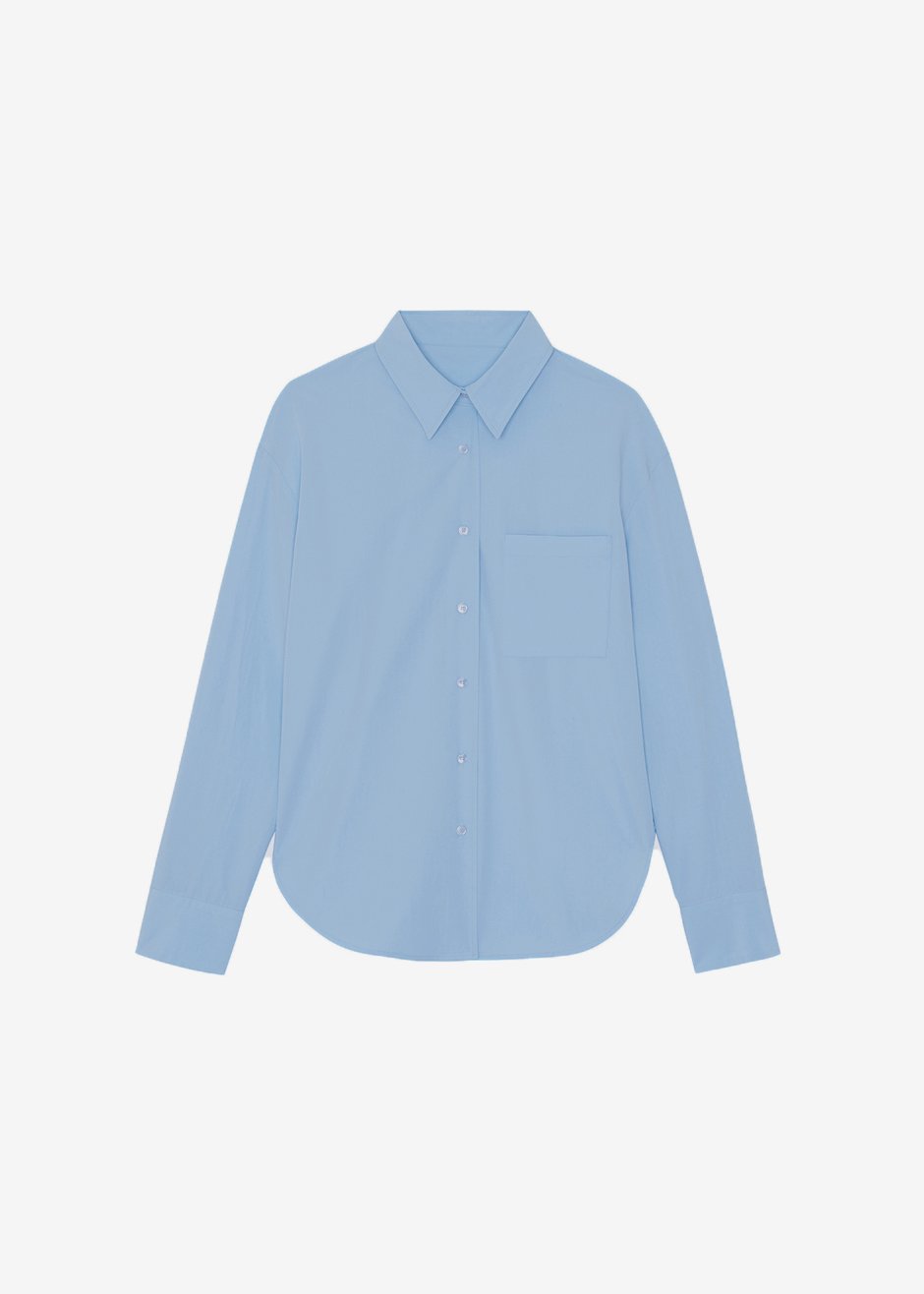 Lui Organic Cotton Shirt - Blue – The Frankie Shop