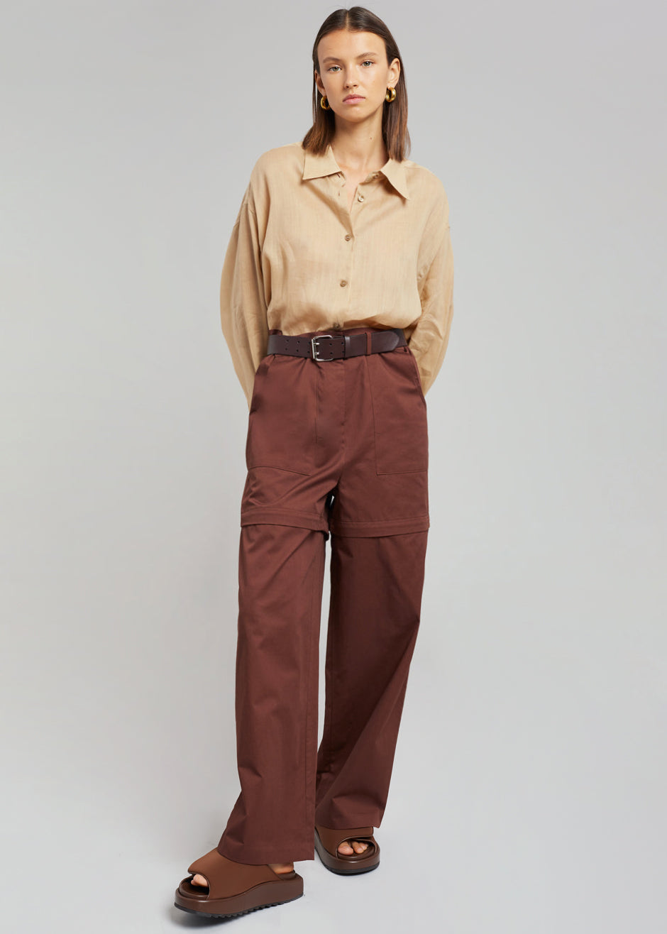 Mada Belted Pants - Tawney – The Frankie Shop