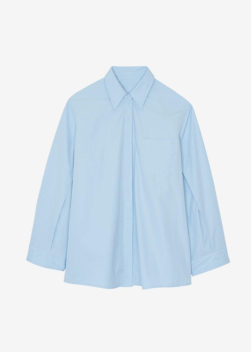 Mayim Oversized Shirt - Sky – The Frankie Shop