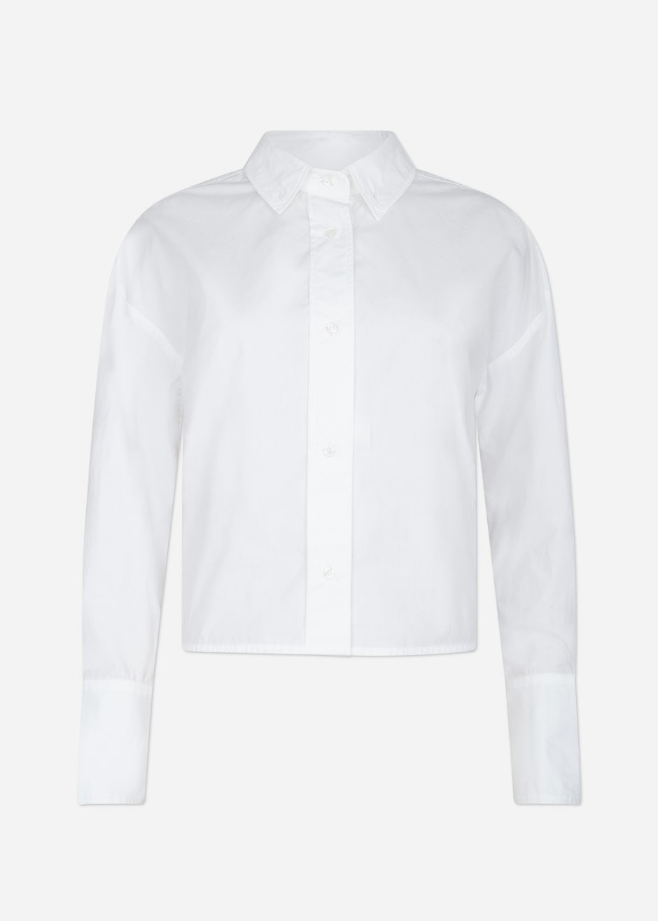 Pulau Cotton Shirt by Loulou Studio in White