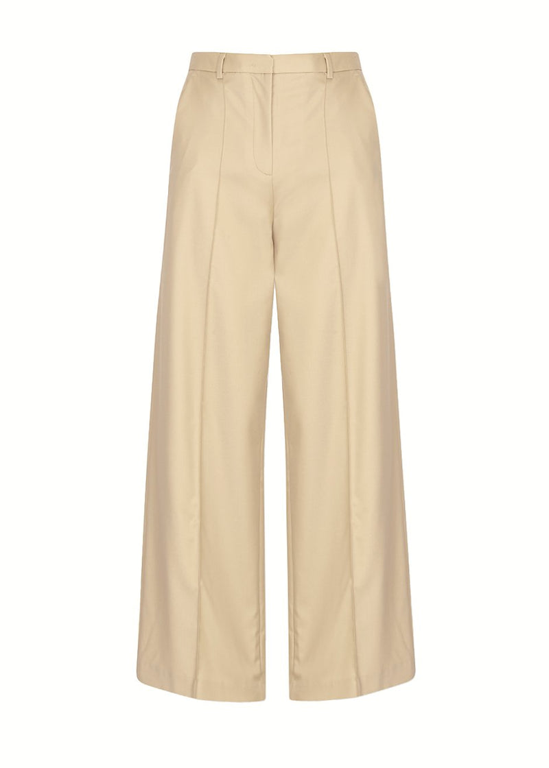 Rapa Wide Leg Pants by Loulou Studio- Beige – The Frankie Shop