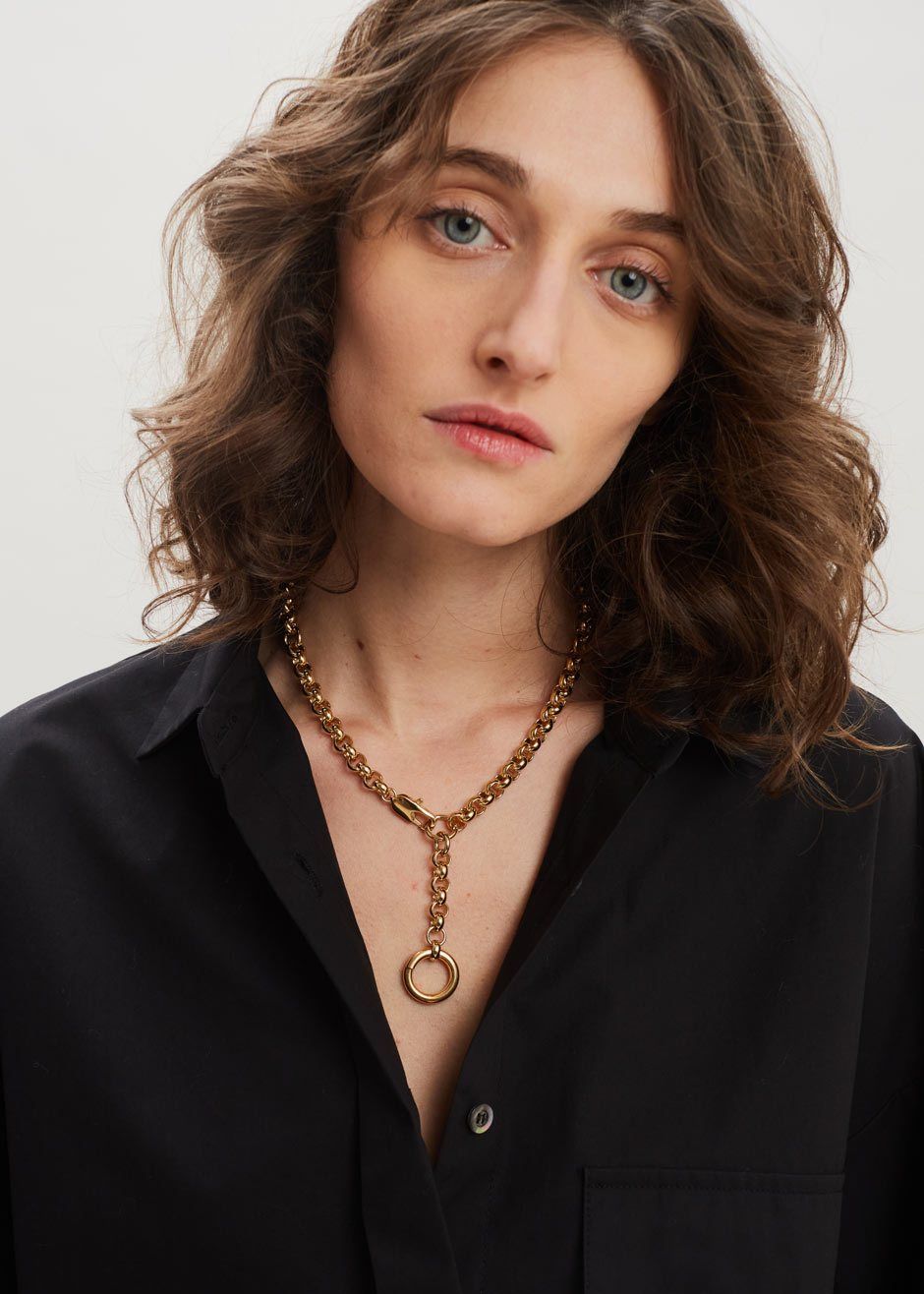 Rina Necklace by Laura Lombardi in Gold – The Frankie Shop