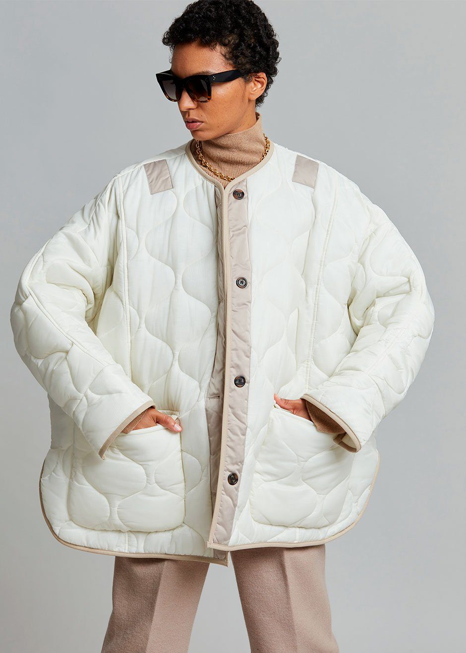 The Frankie Shop TEDDY QUILTED JACKET XS 【500円引きクーポン ...