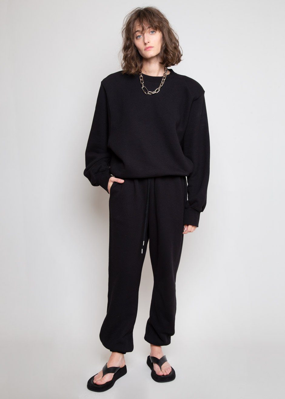 Vanessa Sweatpants in Black – The Frankie Shop