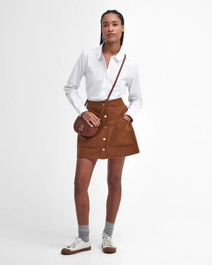 Barbour Lavender Tailored Long-Sleeved Shirt White Hessian Tartan - Dan's Southern Prep