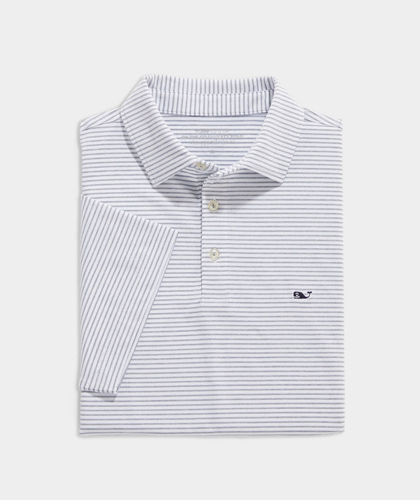 Shop Toronto Blue Jays Bradley Stripe Sankaty Polo at vineyard vines