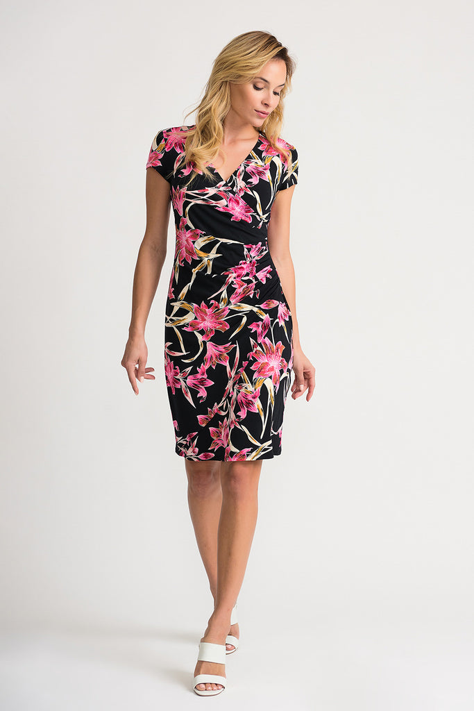 Joseph Ribkoff Black/Multi Dress Style #202450 – Dan's Southern Prep