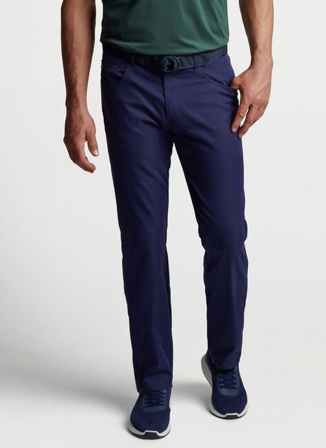 Peter Millar Golf Trousers - Blade Slim Fit Pant - Gale Grey SS24