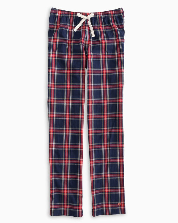 Southern Tide Coastal Watch Plaid Lounge Pant Blue Night Dan s