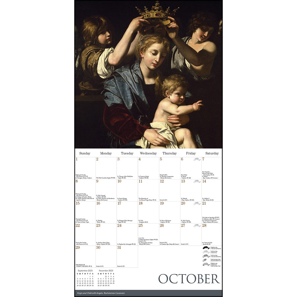 2023 Liturgical Calendar (60% Off While Supplies Last) - Angelus Press