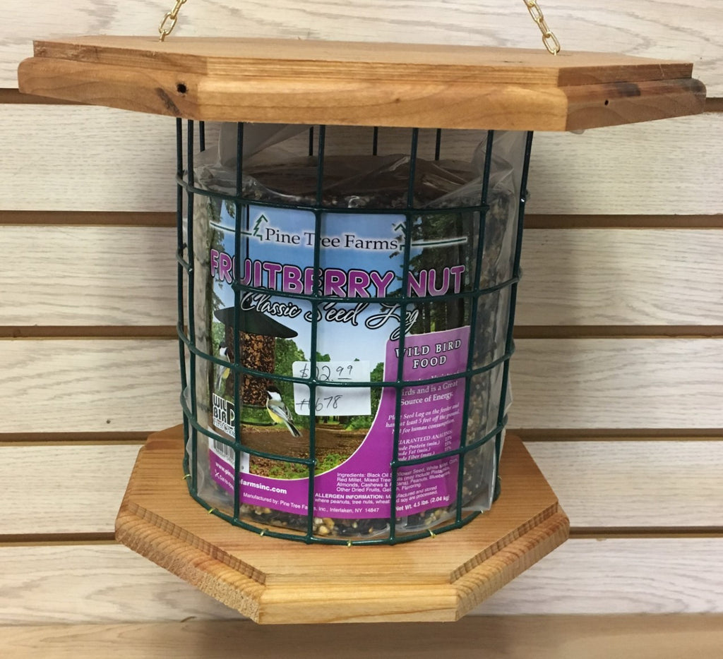 cylinder suet feeder