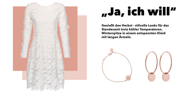 hochzeit brautkleid schmuck für die braut rosegold, silber, gold