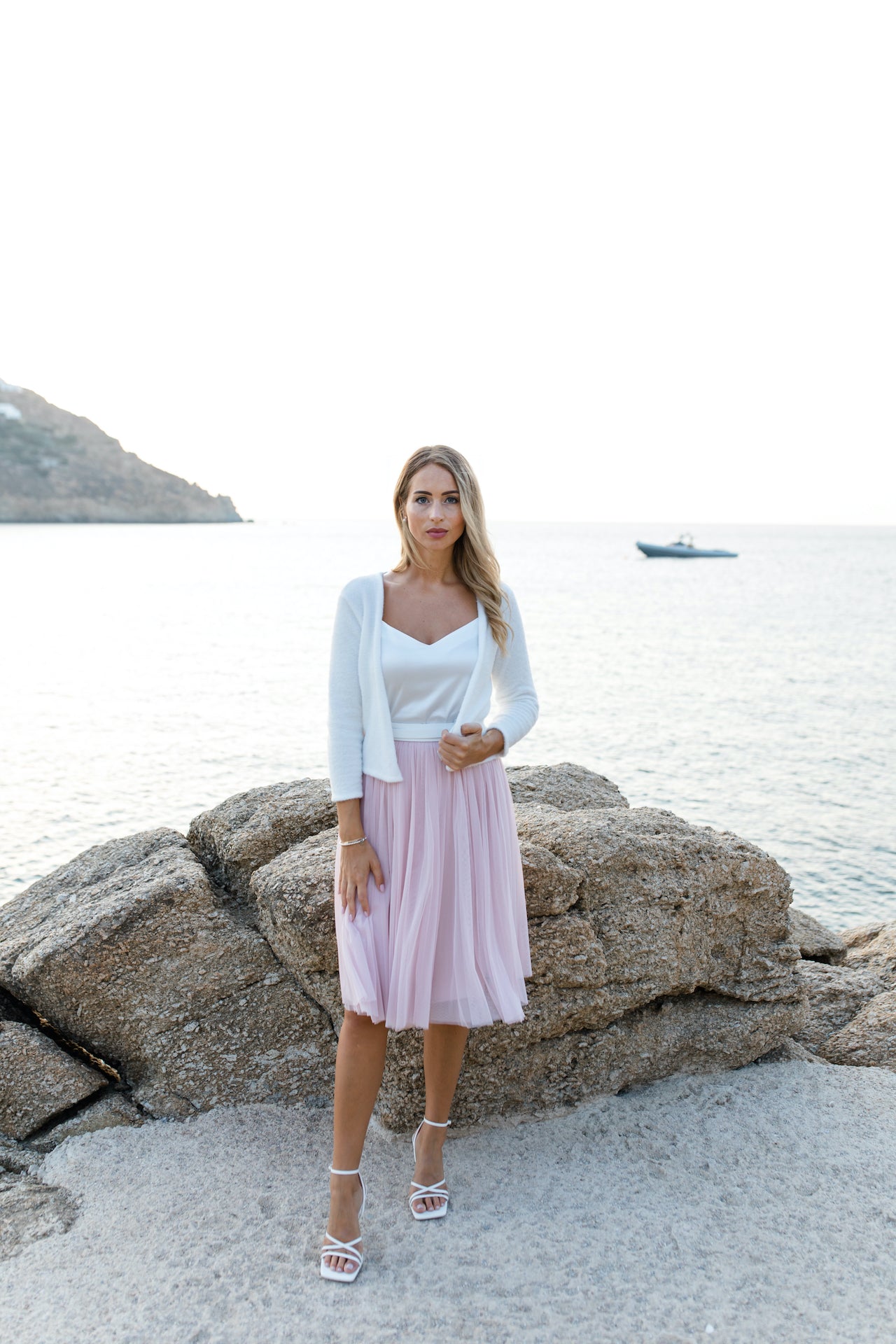 Wedding, Bride, Mykonos, Brautkleid