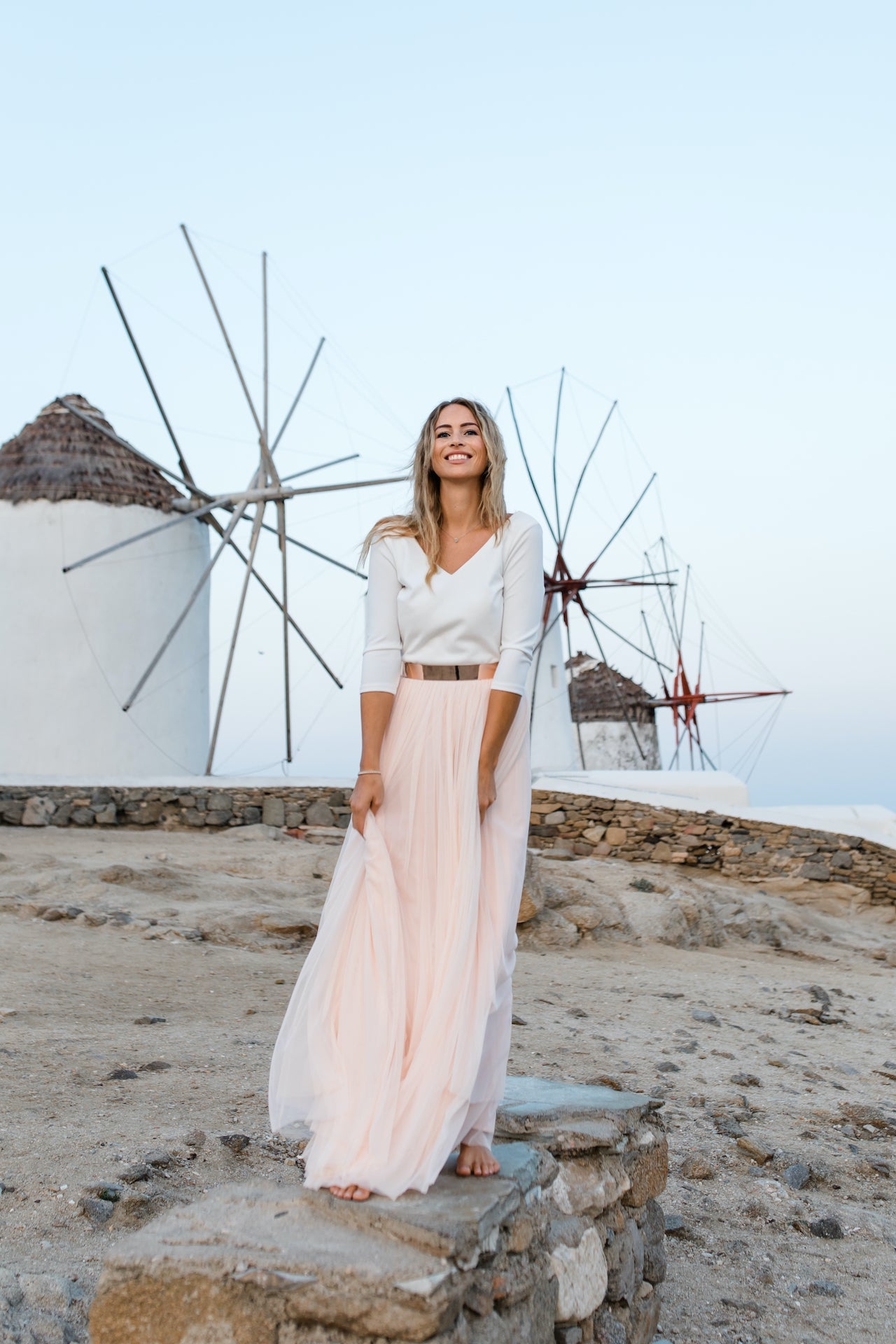 Wedding, Mykonos, Bride, Brautkleid, Brautmode