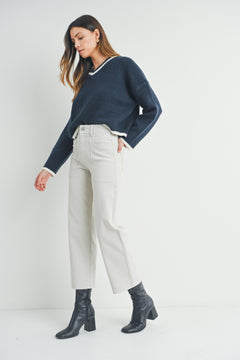 Karma Utility Wide Leg Jeans