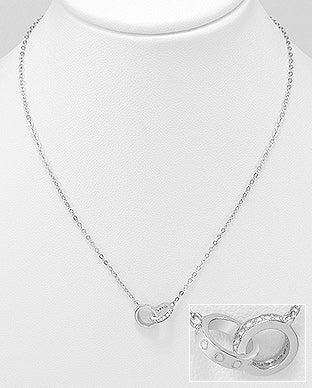 Links Sterling Silver Necklace - 16"-17"