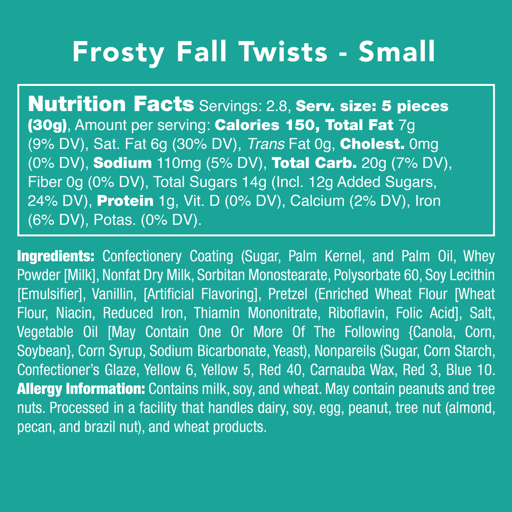 Frosty Fall Pretzel Twists