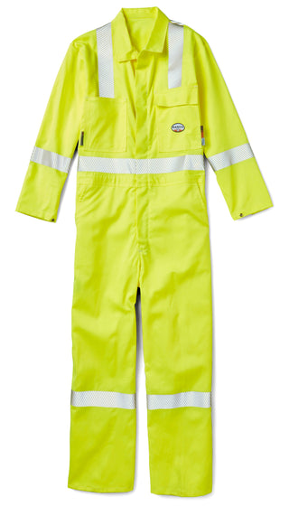 Hi-Visibility Button-Front Coverall With CSA Compliant Reflective Trim -  WWOF Wholesale Product Guide