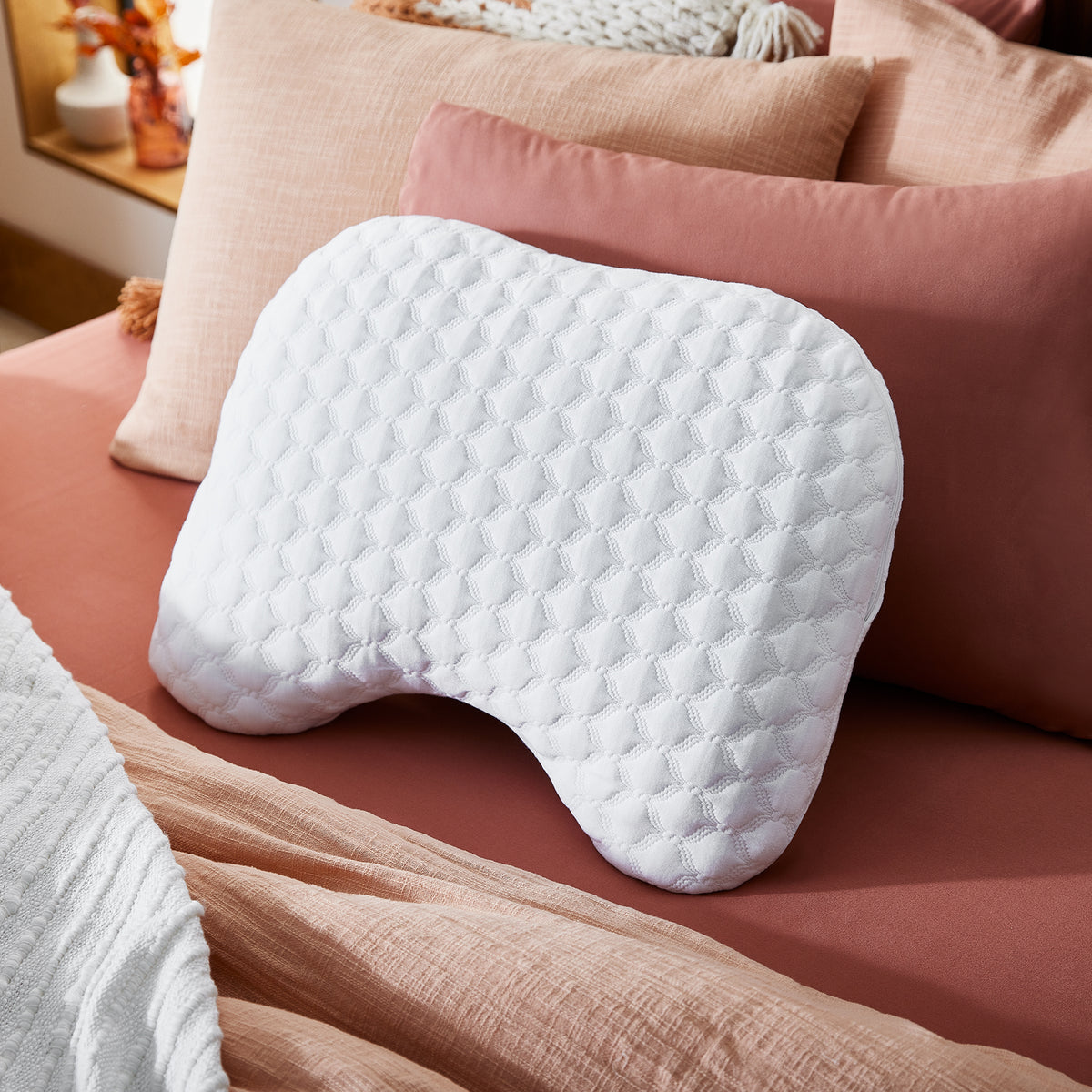 Therapedic Premier Clean Comfort Memory Foam Contour Pillow