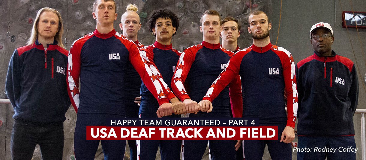 USA DEAF TRACK & FIELD - Happy Team Guaranteed