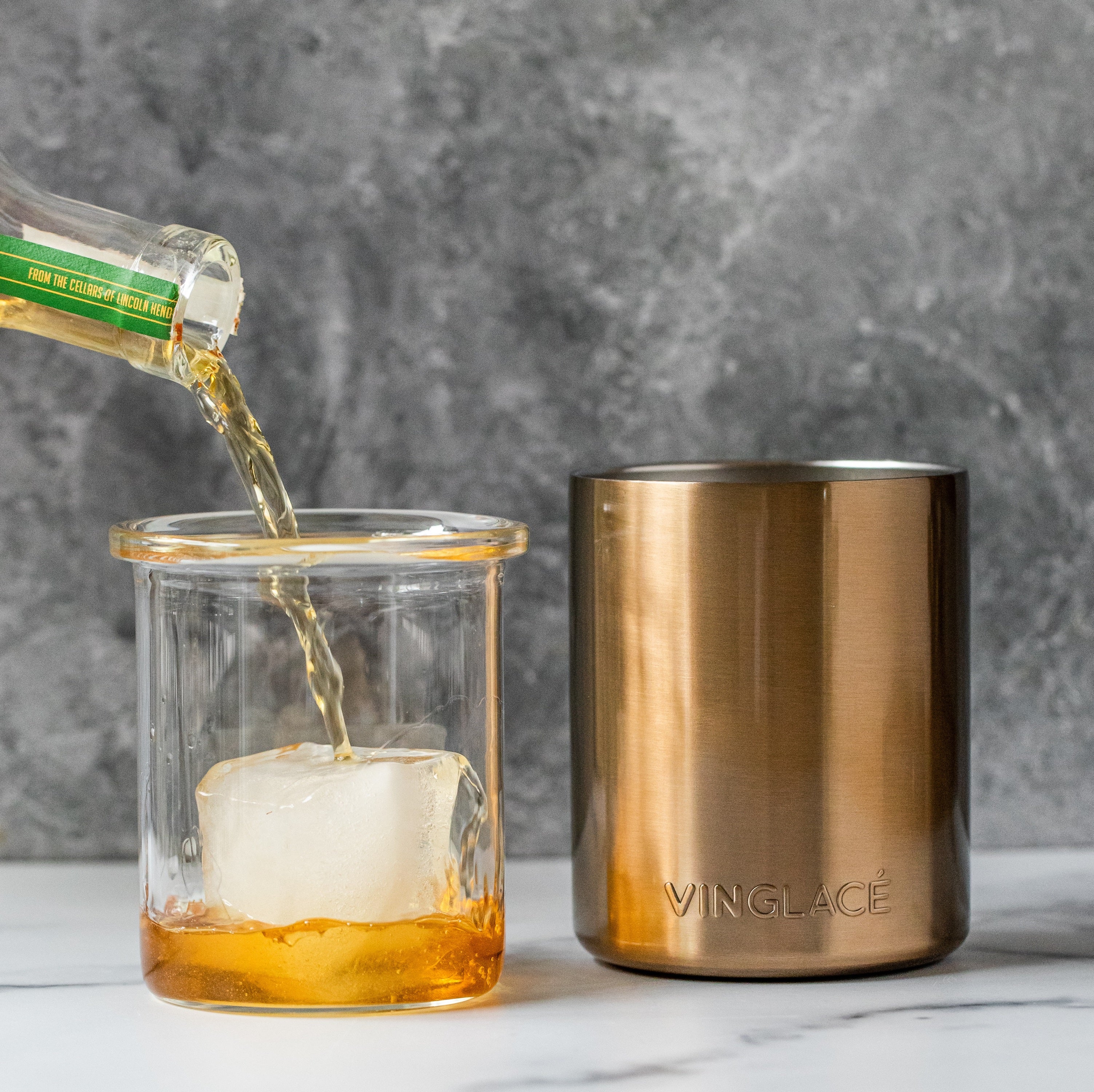 Vinglace Insulated Whiskey Tumbler - SLATE