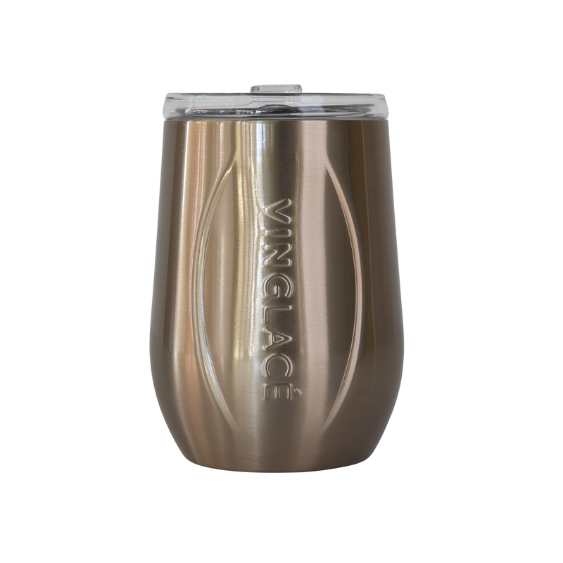 Vinglacé: Stainless Steel Glass Tumbler - Navy