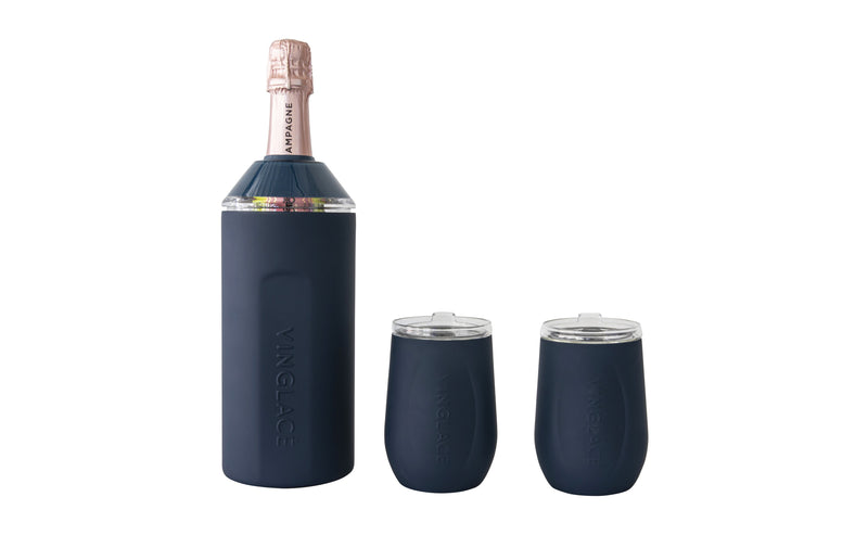 Vinglace Insulated Wine Glass - SLATE