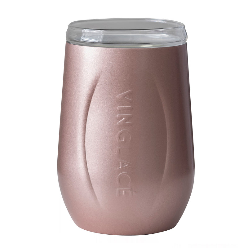 10 Oz. Vinglace Stemless Wine Tumbler - Coral - Vinglace - Q732622 QI