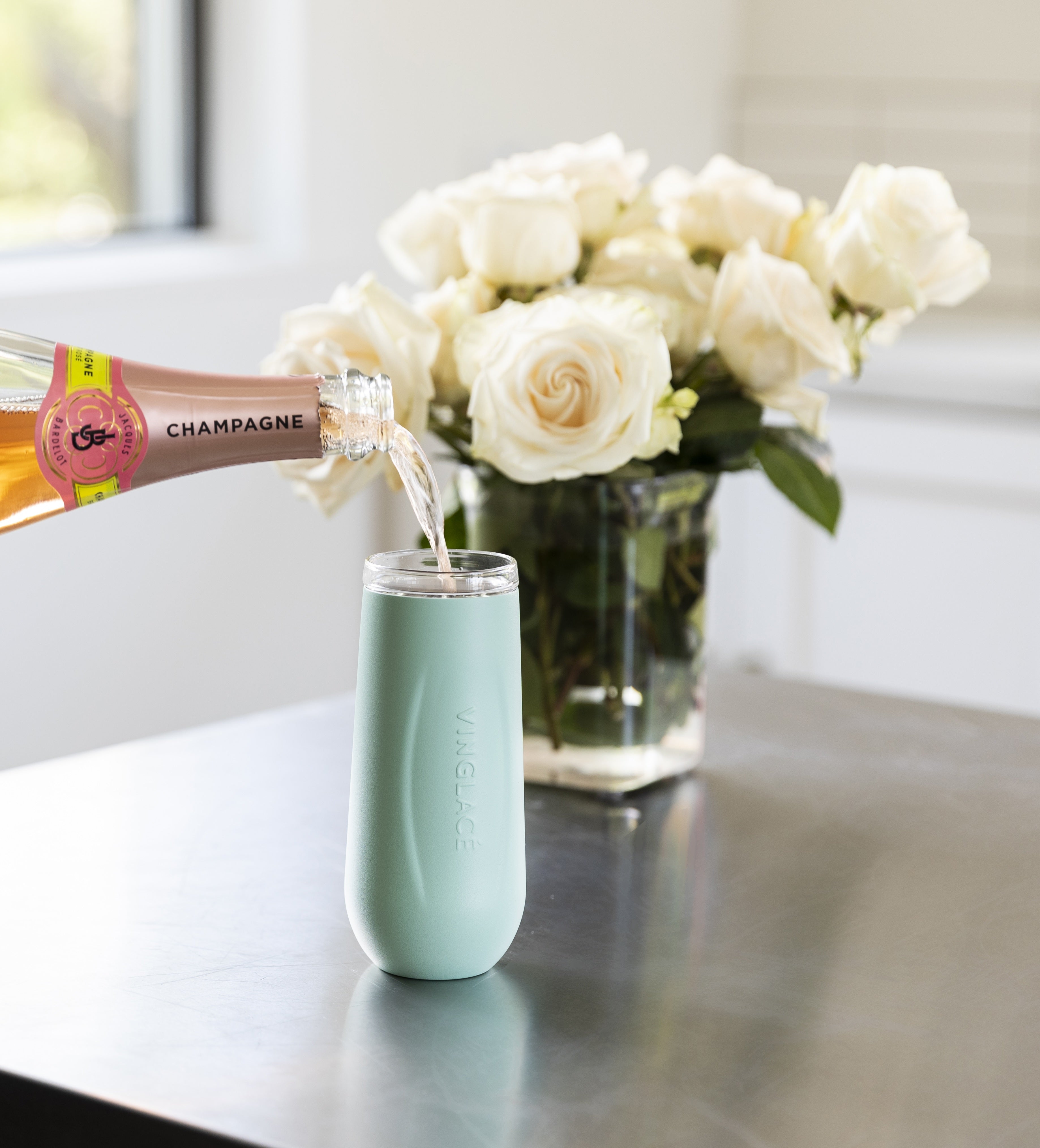 Vinglacé Champagne Flute (Rose Gold)