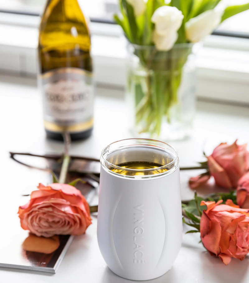 Vinglacé: Stemless Wine Glass - White