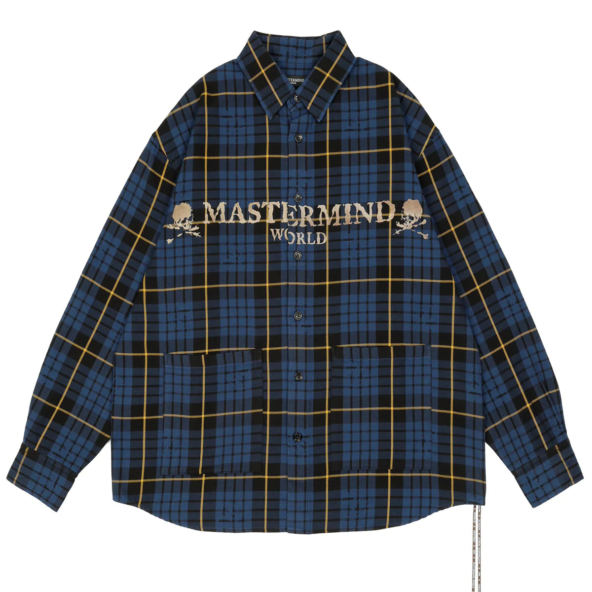 MASTERMIND WORLD Khaki Check T-Shirt