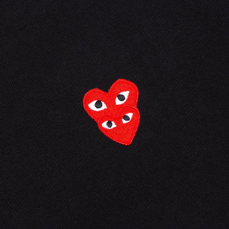 CDG PLAY Double Heart Full Zip Hoodie – TROPHY ROOM STORE