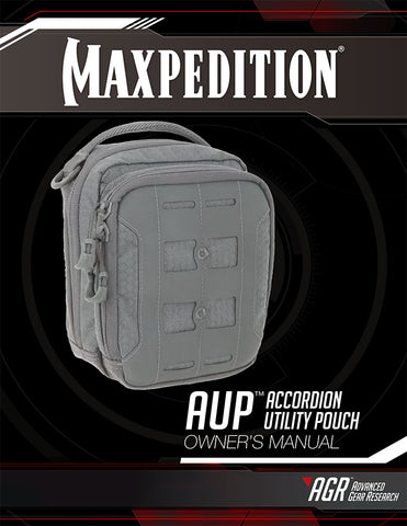 AUP Accordion Utility Pouch - Maxpedition Owner's Manual 