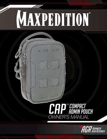 CAP Compact Admin Pouch Owner's Manual - Maxpedition