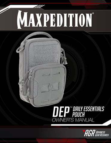DEP Daily Essentials Pouch - Maxpedition Owner's Manual