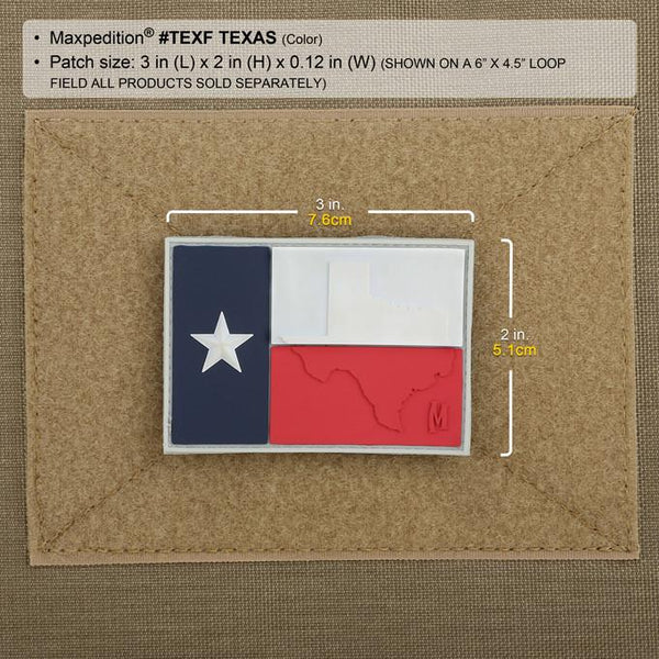 texas flag patch