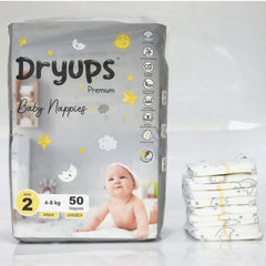 Dryups Baby Nappies Size 2