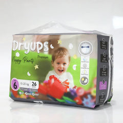 Dryups Baby Nappies Size 6
