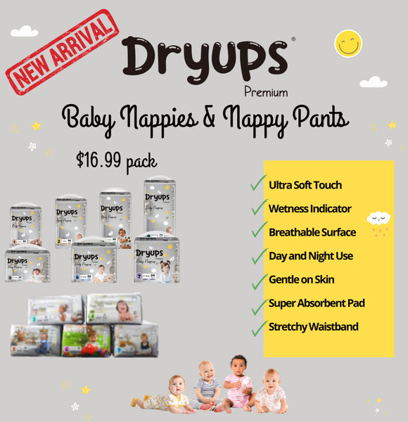 Dryups baby nappies
