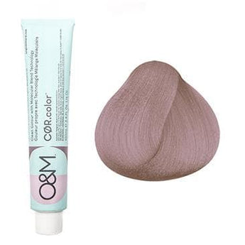 O M Cor Color 9 16 Light Very Ash Violet Blonde Simply Organic