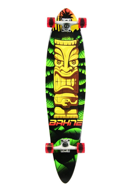 BAHNE 40” Sunset Tiki Longboard Skateboard