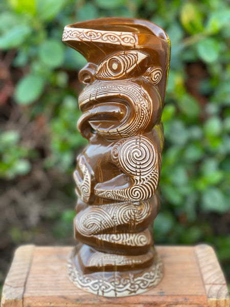 Teko Teko Maori Tiki Mug by Crazy Al Evans and Tiki Farm – Mahalo Tiki