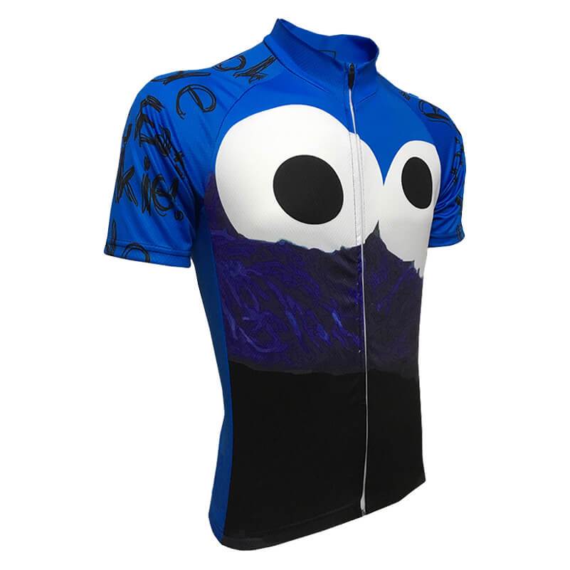 cookie monster cycling top