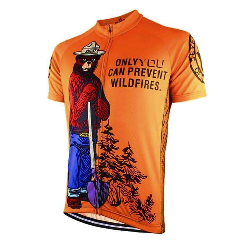 smokey the bear cycling jersey