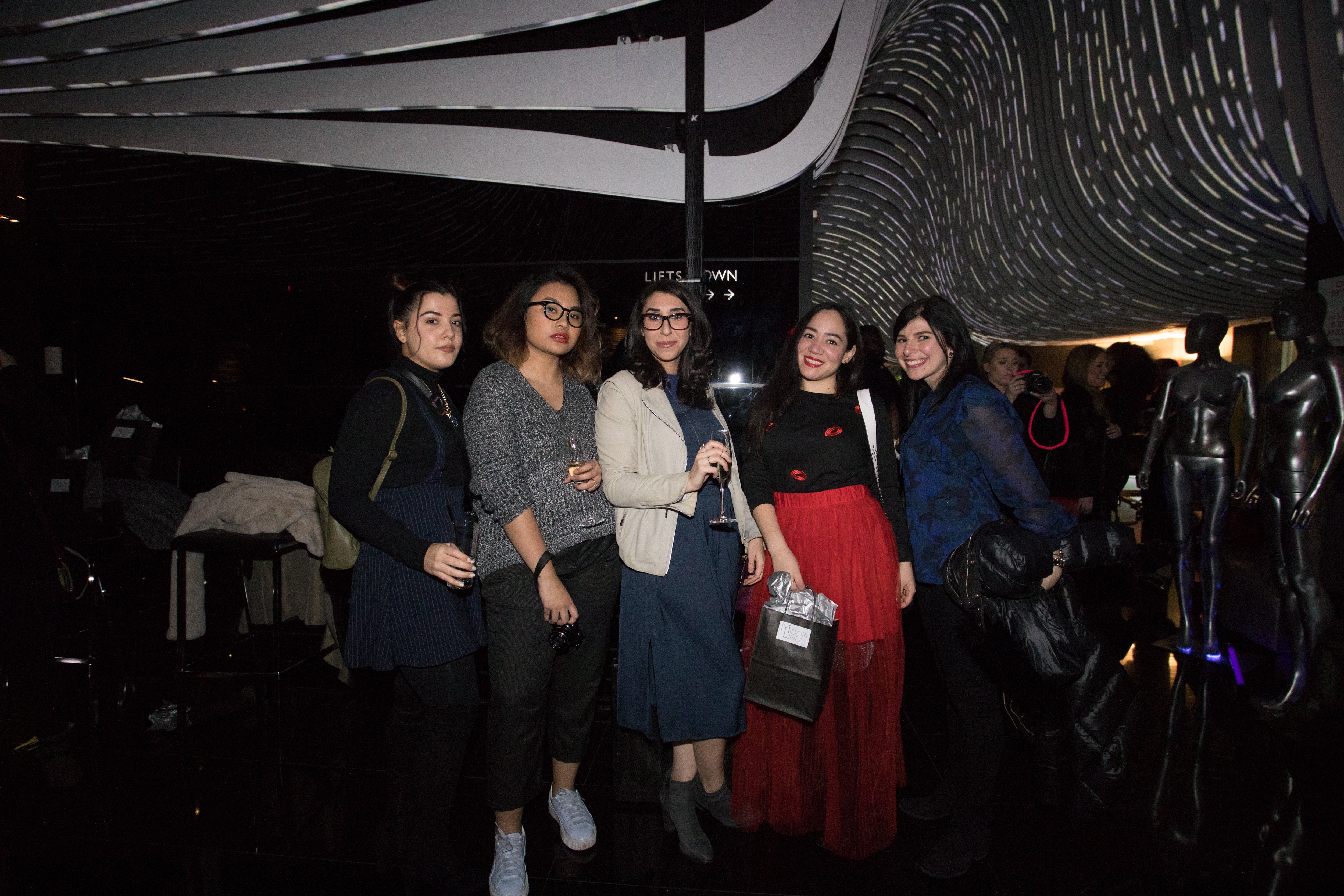 Influencers at MIDORI LINEA's NYFW18 launch