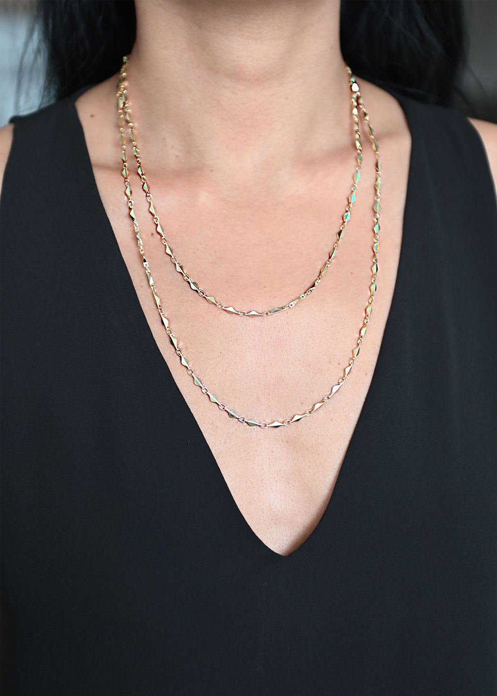 double length necklace