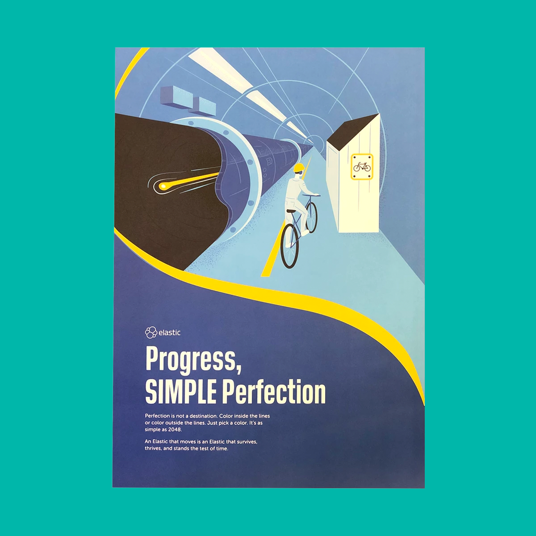 Poster - Progress Simple Perfection