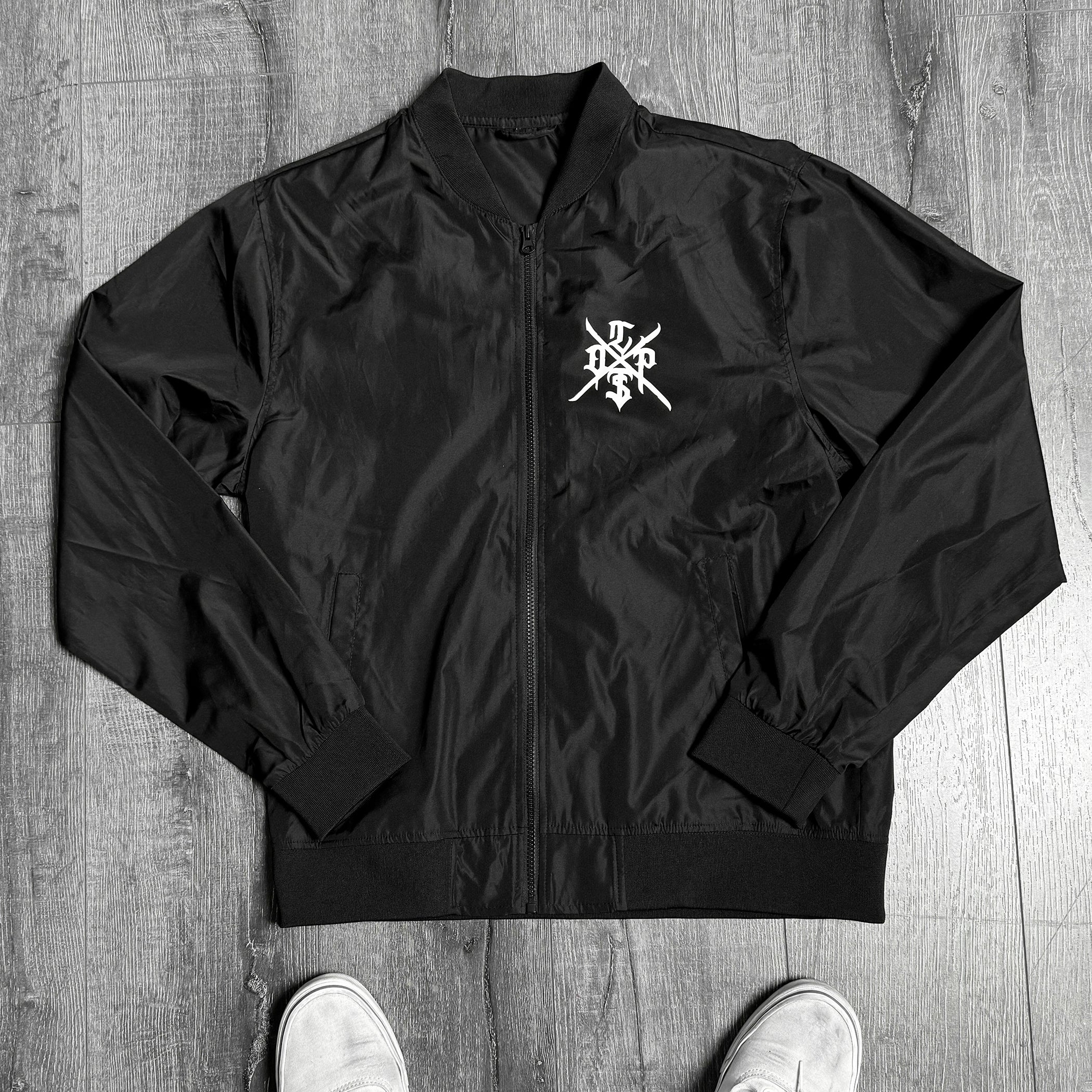 Top Threads Hieroglyphic Lightweight Bomber Zipper