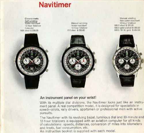 Breitling Navitimer Chronograph Watch AD