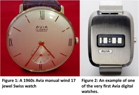 AVIA Manual and Digital Watches 